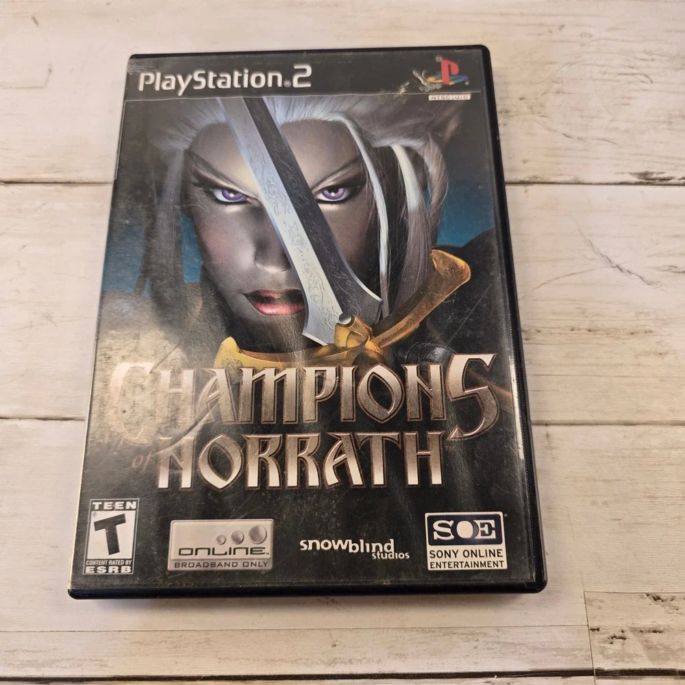 Champions of Norrath PlayStation 2 PS2 Sony SOE RPG Action Game CIB SLUS-20565